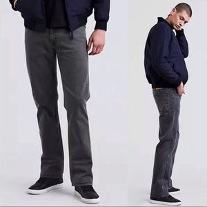 Levi’s 514 Straight Fit Faded Black Jeans Denim